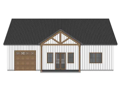 Barndominium House 06-Archimple LLC 3D model