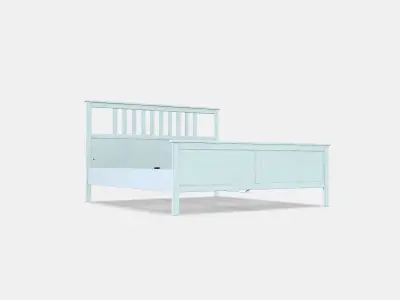 HEMNES Bed frame 15 Low-poly 3D model