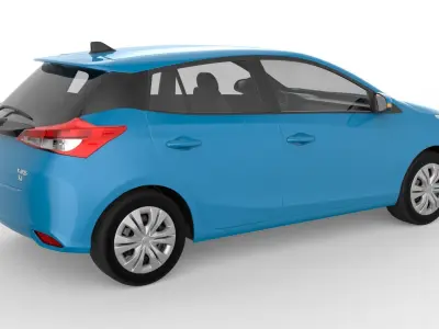 Toyota Yaris 2023 3D model