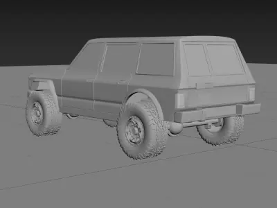 Nissan patrol y60 3d model 3D model