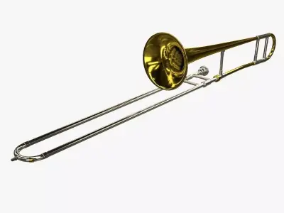 Trombone 3D model