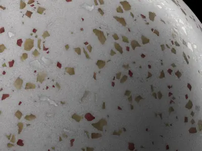 Terrazzo Materials 18- by Sbsar Generatator - Pbr 4k Seamless Texture