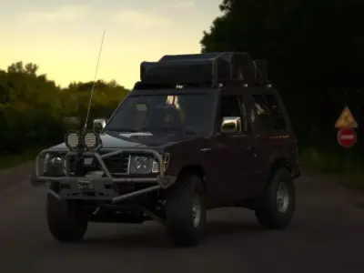 MITSUBISHI MONTERO DAKAR 3D model