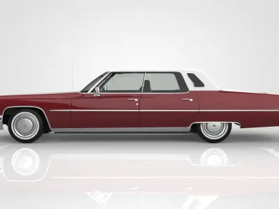 Cadillac DeVille Sedan 1975 3D model