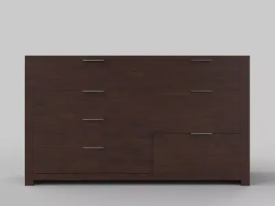 Cabinate  Low-poly 3D model