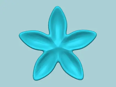 Jasmine Flower Mold - Artificial EVA Molding 3D print model