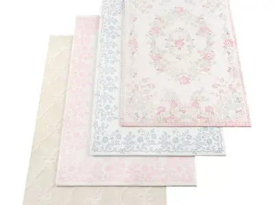 Rug649 Low-poly 3D model