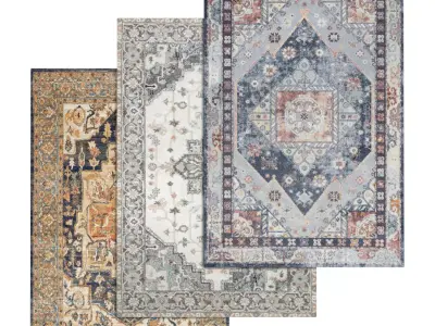 Rug Set 1397 3D model