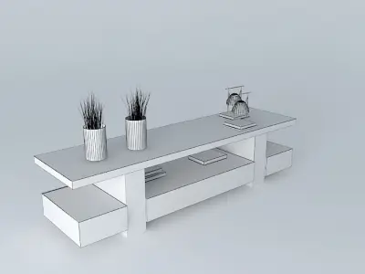 AUSTIN bookshelf Free 3D model