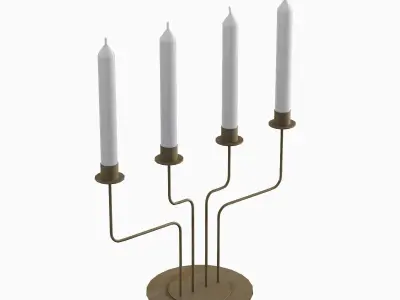 Candlestick 01 3D model