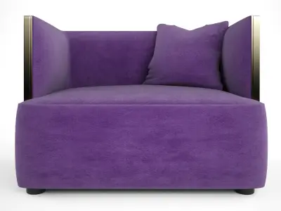 Promemoria Boccaccio armchair 3D model