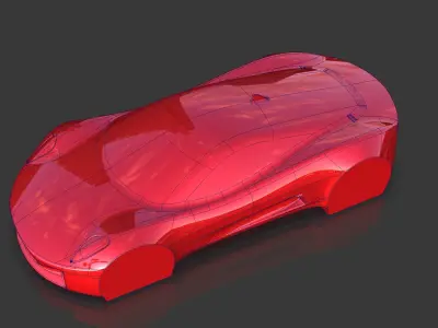 Jaguar CX-75 James Bond 007 Car Concept Speedform 3D model