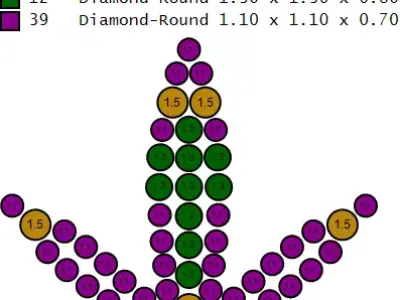 Hemp leaf marijuana Ganja leaf pendant model 292 3D print model