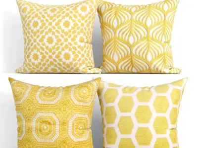 50 Decorative set pillow 250-299 3D model