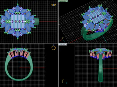 jewelry ring 294 3D print model