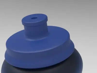Water Bottle Free 3D model