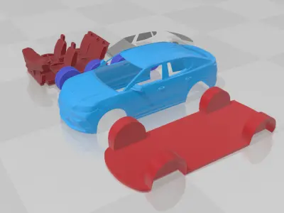 Capri 2025 - Separate Parts STL Model 3D print model