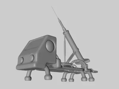 Vaccine Launcher Truck 3D model