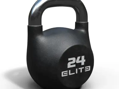 Low Poly Elite KettleBell Low-poly 3D model