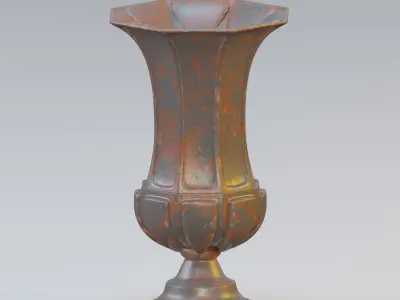 Garden urn planter40 3D model