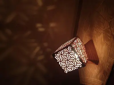 Shadow lights - Arabesque Wooden Box  3D model
