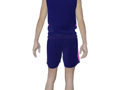 fitness dress Marvelous Designer or Clo3D ZPRJ 3D model