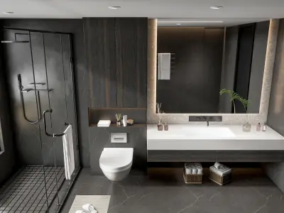 Bathroom 48 3D model