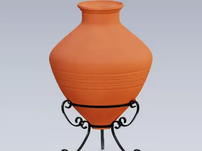 Garden urn planter22 3D model