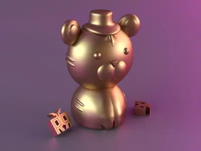 tiger cute 3D print model