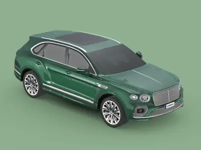 Bentley Bentayga Low-poly 3D model