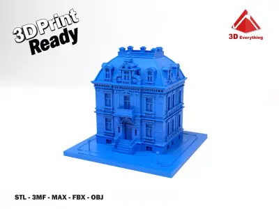 European Building 3D print model