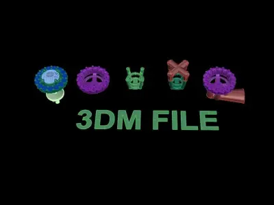 Solitaire Diamond Earring Jacket 4MM 3D print model