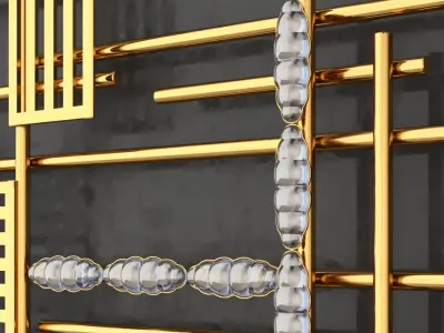 Luxury wall hanging decoration 3D model