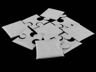 Puzzle pillow 2 3D model