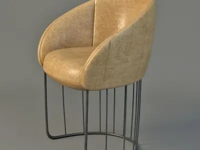 Tonella Chair 3D model