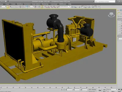 Compressor Station 3D model