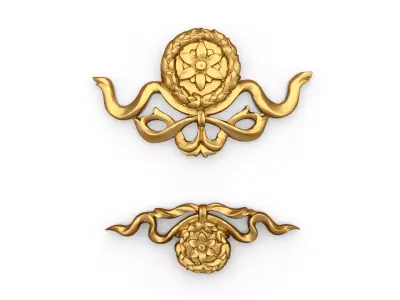 Classic decor ornament 187 3D model