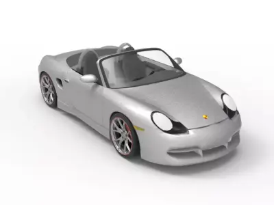 2003 Porsche Boxster 3D model