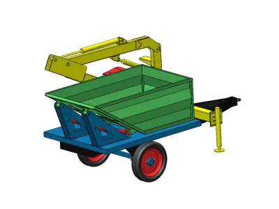 open drain cleaning machine Nala Man 3D model