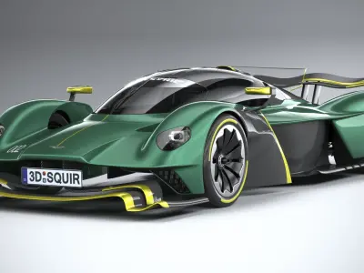Aston Martin Valkyrie AMR Pro 2022 3D model