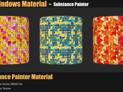 20 Stylized Windows Material In Substance Painter Texture