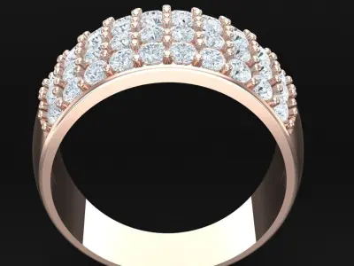 Luxury Men Rings Designs 5MR039 3D print model
