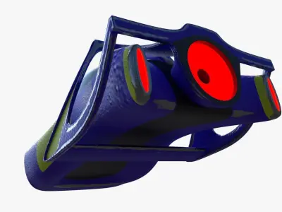 Hover car PBR 3D model