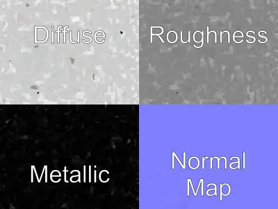 Translucent Ghost Character model pack Low-poly 3D model