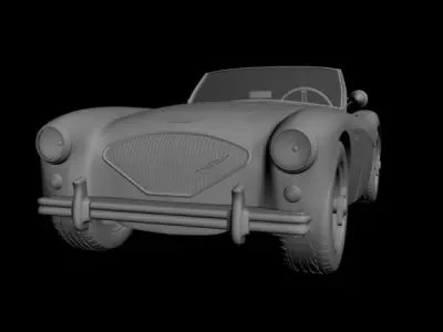Austin Healey 100 Roadster 3D model