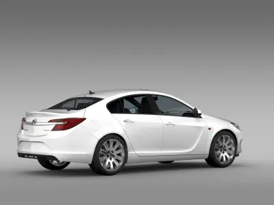 Vauxhall Insignia Hatchback ECOFlex 2015 3D model