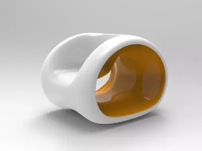 Kumba Chair Low-poly 3D model