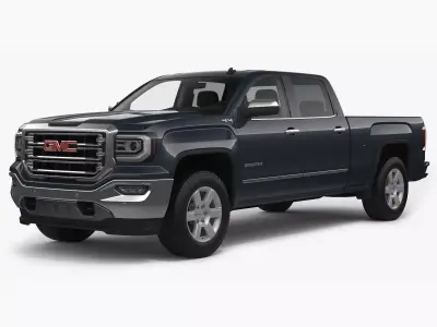 2018 GMC Sierra 1500 Crew Cab 3D model