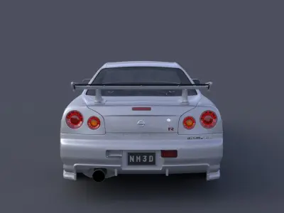 Nissan Skyline GTR R34 Nismo Z-Tune Limited Edition 3D model