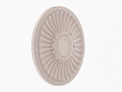 Classic Ceiling Medallion 32 3D model